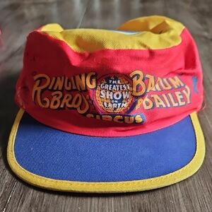 Source Unknown Red and Blue Kids Circus Hat